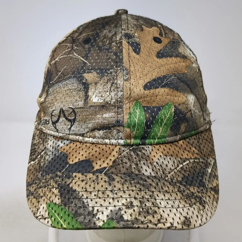 Infinity Realtree Camo Mesh Baseball Cap Brown One Size Strapback Hunting hat